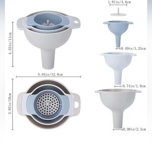 Food grade funnels new in package